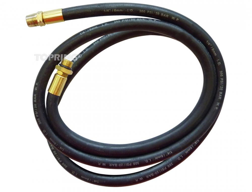 2 m (78 In.) Hose and Hexagonal-Base Straight Inflation Nozzle With Clip<span class=' ItemWarning' style='display:block;'>Item is usually in stock, but we&#39;ll be in touch if there&#39;s a problem<br /></span>