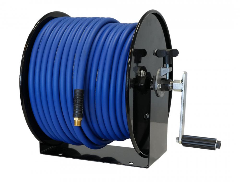 Manual Hose Reel With 1/2 I.D. 125 ft. Polymer Hose<span class=' ItemWarning' style='display:block;'>Item is usually in stock, but we&#39;ll be in touch if there&#39;s a problem<br /></span>