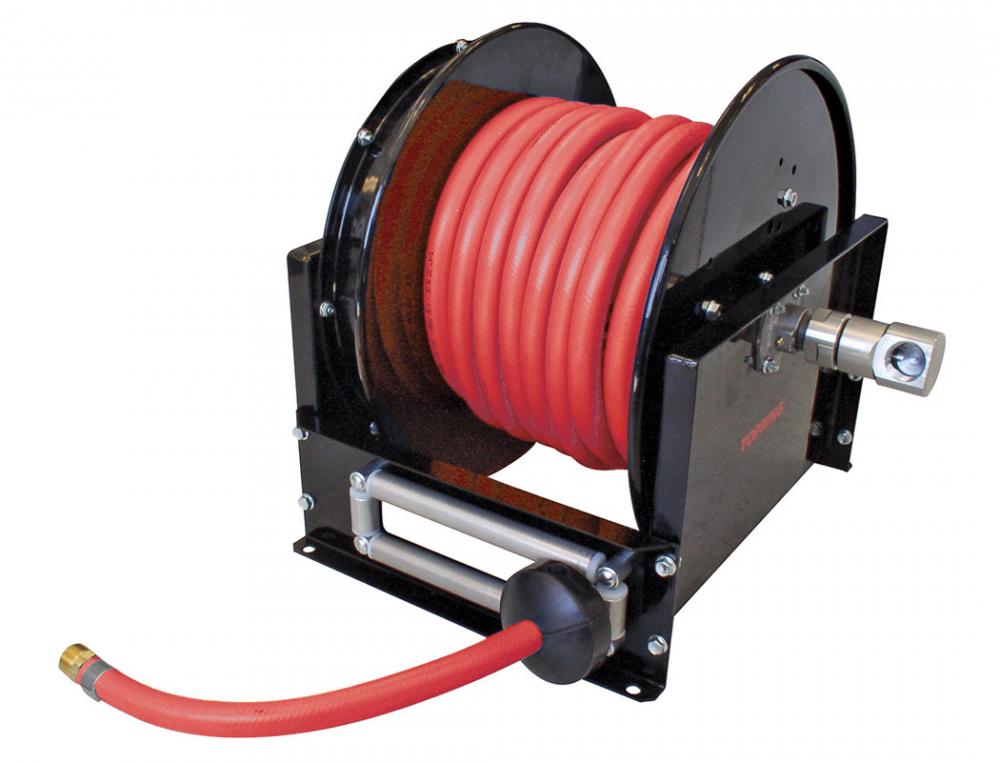 Hose Reel With 1 I.D. 50 ft. Rubber Hose<span class=' ItemWarning' style='display:block;'>Item is usually in stock, but we&#39;ll be in touch if there&#39;s a problem<br /></span>