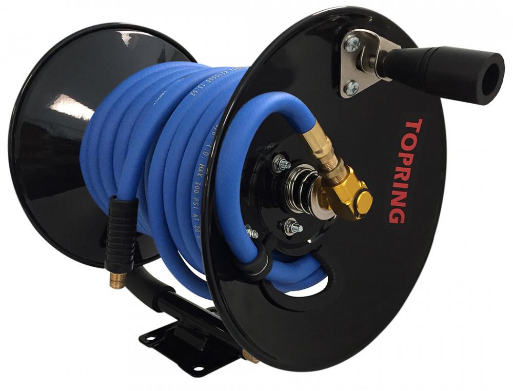 L Manual Hose Reel With 1/4 I.D. 200 ft. Polymer Hose<span class=' ItemWarning' style='display:block;'>Item is usually in stock, but we&#39;ll be in touch if there&#39;s a problem<br /></span>