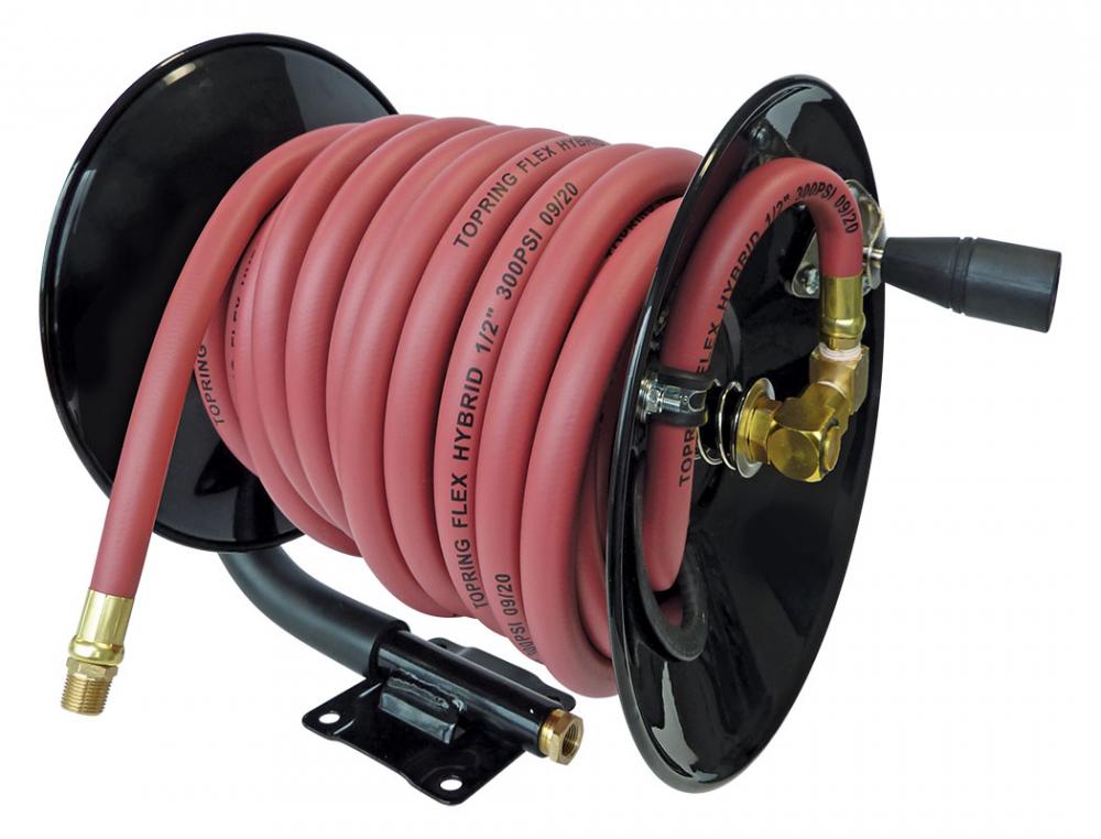 L Manual Hose Reel With 1/2 I.D. 60 ft. Polymer Hose<span class=' ItemWarning' style='display:block;'>Item is usually in stock, but we&#39;ll be in touch if there&#39;s a problem<br /></span>