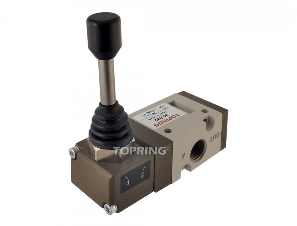 3/2-Way Manual Valve With Detent Lever 1/4 (F) NPT<span class=' ItemWarning' style='display:block;'>Item is usually in stock, but we&#39;ll be in touch if there&#39;s a problem<br /></span>