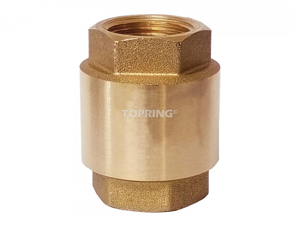 Brass Check Valve 1-1/4 (F) BSPP<span class=' ItemWarning' style='display:block;'>Item is usually in stock, but we&#39;ll be in touch if there&#39;s a problem<br /></span>