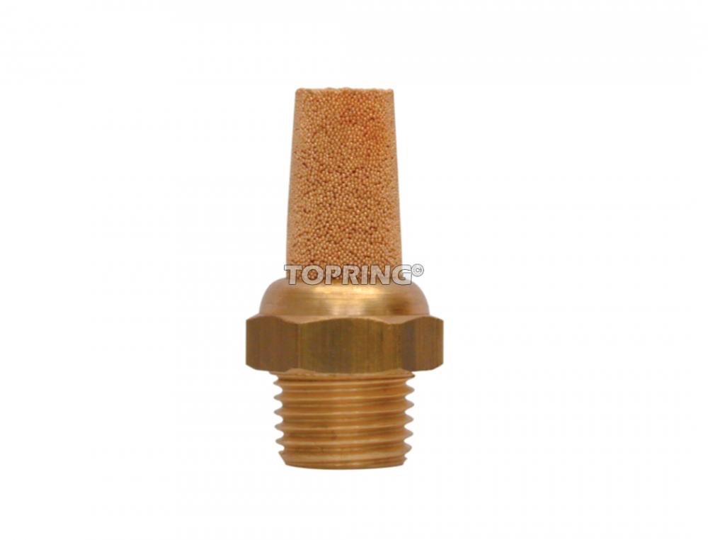 Brass Pneumatic Muffler 1/2 (M) NPT (5-Pack)<span class=' ItemWarning' style='display:block;'>Item is usually in stock, but we&#39;ll be in touch if there&#39;s a problem<br /></span>