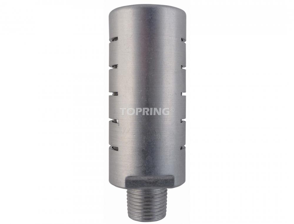 Aluminum Pneumatic Muffler 1/2 (M) NPT (2-Pack)<span class=' ItemWarning' style='display:block;'>Item is usually in stock, but we&#39;ll be in touch if there&#39;s a problem<br /></span>