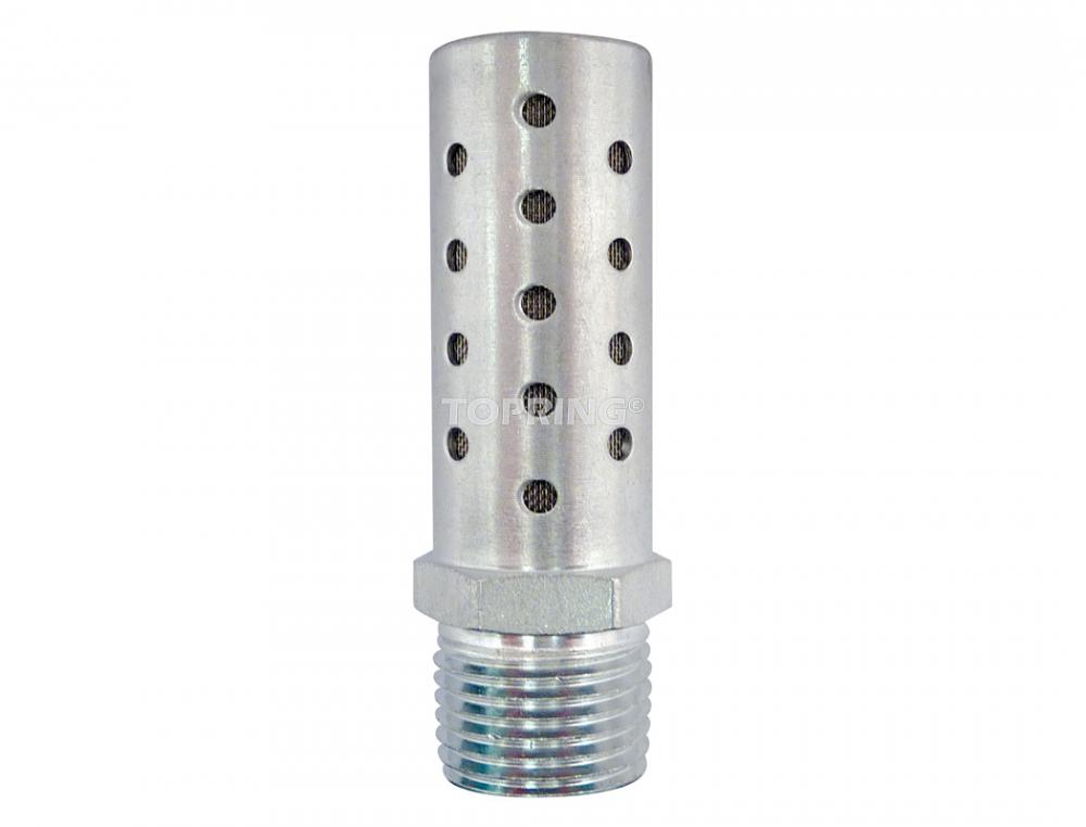 Steel Pneumatic Muffler 1/2 (M) NPT (2-Pack)<span class=' ItemWarning' style='display:block;'>Item is usually in stock, but we&#39;ll be in touch if there&#39;s a problem<br /></span>