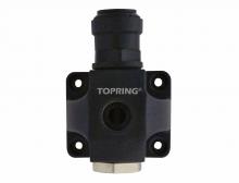 Topring 05.450 - 1 Port Aluminum Wall Manifold 3/8 (F) NPT for 15 mm S05