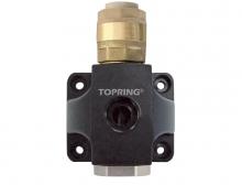 Topring 7.45 - Manifold Alu 15mm x 3/8(F)NPT QuickLINE