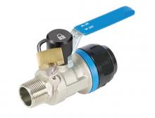 Topring 08.414.01 - 40 mm Aluminum Ball Valve With Locking Handle 1-1/4 (M) NPT S08