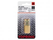 Topring 20.440C - 1/4 Universal Brass Quick Coupler 1/4 (F) NPT