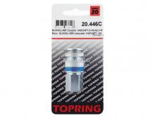 Topring 20.446C - 1/4 Industrial Steel Quick Coupler 1/4 (F) NPT