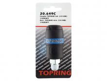 Topring 20.649C - 1/4 Industrial Composite Quick Coupler 1/4 (M) NPT