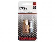 Topring 20.711C - 1/4 Industrial Kit With Steel Quick Coupler 1/4 (F) NPT and Coupler Plug