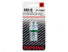 Topring 31.744C - Ultraflo 7.8 mm Steel Quick Coupler 1/4 (F) NPT