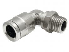 Topring 39.260.40 - 3/8 in. to 1/2 (M) NPT Push-to-Connect Elbow Adapter (40-Pack)