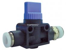 Topring 40.083 - 3/8 in. Push-to-Connect to 1/4 (M) NPT 2-Way Miniature Valve Adapter