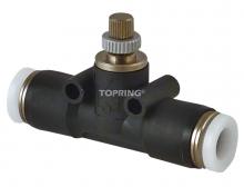 Topring 40.892 - 5/16 in. Push-to-Connect Flow Control Valve Union