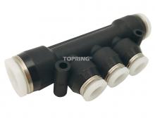 Topring 40.976 - 3/8 to 1/4 in. Push-to-Connect Reducer (2-Pack)