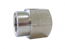 Topring 41.062 - Brass Hexagonal Reducer 1/4 (F) to 3/8 (F) BSPT (5-Pack)