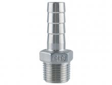 Topring 41.098 - Stainless Steel Hose Barb Adapter 1/2 in. to 1/2 (M) NPT