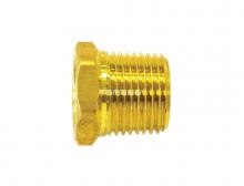 Topring 41.170.100 - Brass Adapter 1/4 (M) to 1/8 (F) NPT (100-Pack)