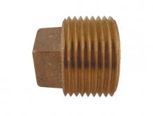 Topring 41.695 - Brass Square Head Plug 1 (M) NPT (2-Pack)