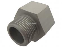 Topring 41.930 - Aluminum Adapter 1/2 (M) BSPT to 1/2 (F) NPT