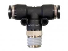 Topring 42.325 - 1/4 in. Push-to-Connect to 1/4 (M) BSPT Tee Adapter (2-Pack)