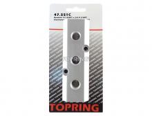 Topring 47.551C - 3 Port Aluminum Manifold 1/2 (F) NPT With 1/4 (F) NPT Outlet