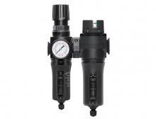 Topring 50.667A - 5 Micron Filter Regulator 0 to 125 PSI and 0.01 Micron Coalescing Filter 1/4 (F) NPT S50