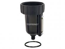 Topring 52.812 - 130.1 ml Zinc Bowl With Level Indicator for Filter, Coalescing Filter and Filter Regulator