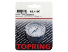 Topring 55.415C - 2 In. Steel Dry Vacuum Gauge 0 to 160 PSI