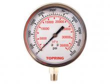 Topring 55.87 - Liquid Gauge 2-1/2" - 1/4NPT LM 0-5000 SS