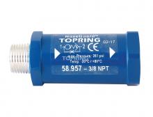 Topring 58.957 - Aluminum Air Fuse 33 SCFM 3/8 (M) to 3/8 (F) NPT