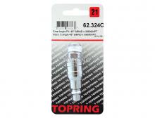 Topring 62.324C - 45Ã‚° Free Angle Fit. 3/8IND x 3/8(M)NPT