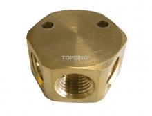 Topring 62.81 - Air Manifold 1/4(F)NPT x (3) 1/4(F)NPT