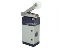 Topring 80.701 - 3/2-Way Mechanical Valve With Roller Lever 1/4 (F) NPT