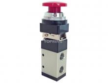 Topring 80.702 - 3/2-Way Manual Valve With Button 1/4 (F) NPT