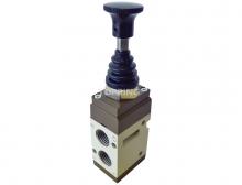 Topring 80.827 - 3/2-Way Manual Valve With Spring Button 1/4 (F) NPT