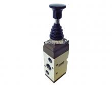 Topring 80.828 - 3/2-Way Manual Valve With Detent Button 1/4 (F) NPT