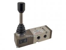 Topring 80.836 - 5/2-Way Manual Valve With Detent Lever 1/8 (F) NPT