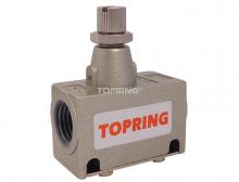 Topring 85.515 - Aluminum Flow Control Valve for Cylinder 1/4 (F) NPT