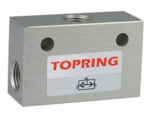 Topring 85.805 - Aluminum Pneumatic Shuttle Valve 1/8 (F) NPT