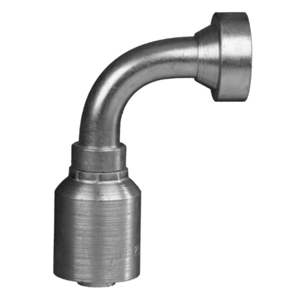 ONE PIECE - Flange Head Code 62, 90°, 1/2&#34; Hose, 1/2&#34; Flange<span class=' ItemWarning' style='display:block;'>Item is usually in stock, but we&#39;ll be in touch if there&#39;s a problem<br /></span>