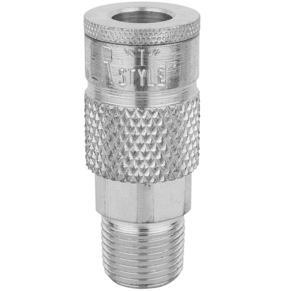 3/8&#34; MNPT Tru-flate/Parker (T-Style) Quick-Connect Steel Coupler -Box of 10<span class=' ItemWarning' style='display:block;'>Item is usually in stock, but we&#39;ll be in touch if there&#39;s a problem<br /></span>