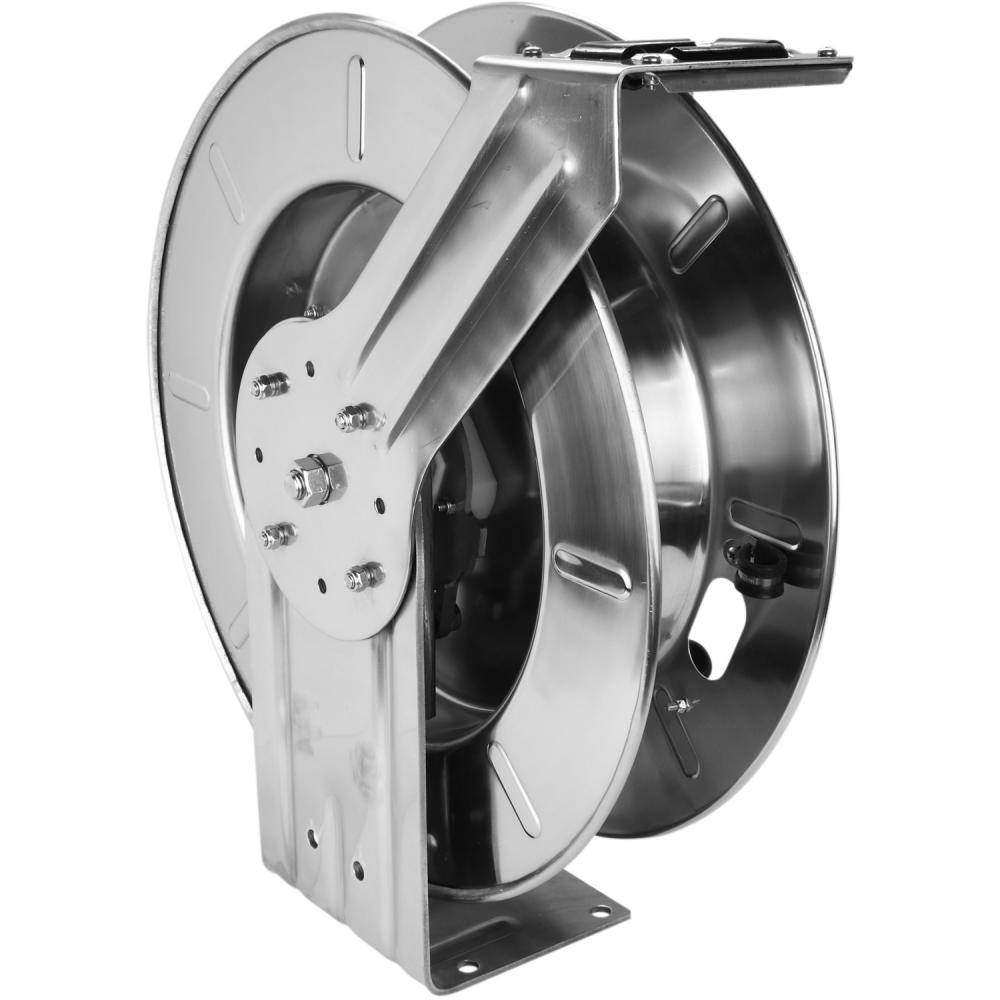 Milton® 2750-12SS Industrial Stainless Steel Hose Reel Retractable, 1/2&#34; NPT, Hose Capacity 25&#<span class=' ItemWarning' style='display:block;'>Item is usually in stock, but we&#39;ll be in touch if there&#39;s a problem<br /></span>