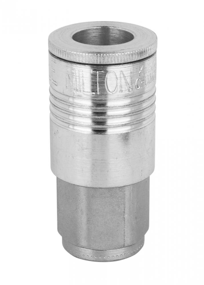 Milton Air Coupler 3/8&#34; NPT Female Steel, P-Style Air Compressor Quick Connect Air Coupler, 1805<span class=' ItemWarning' style='display:block;'>Item is usually in stock, but we&#39;ll be in touch if there&#39;s a problem<br /></span>