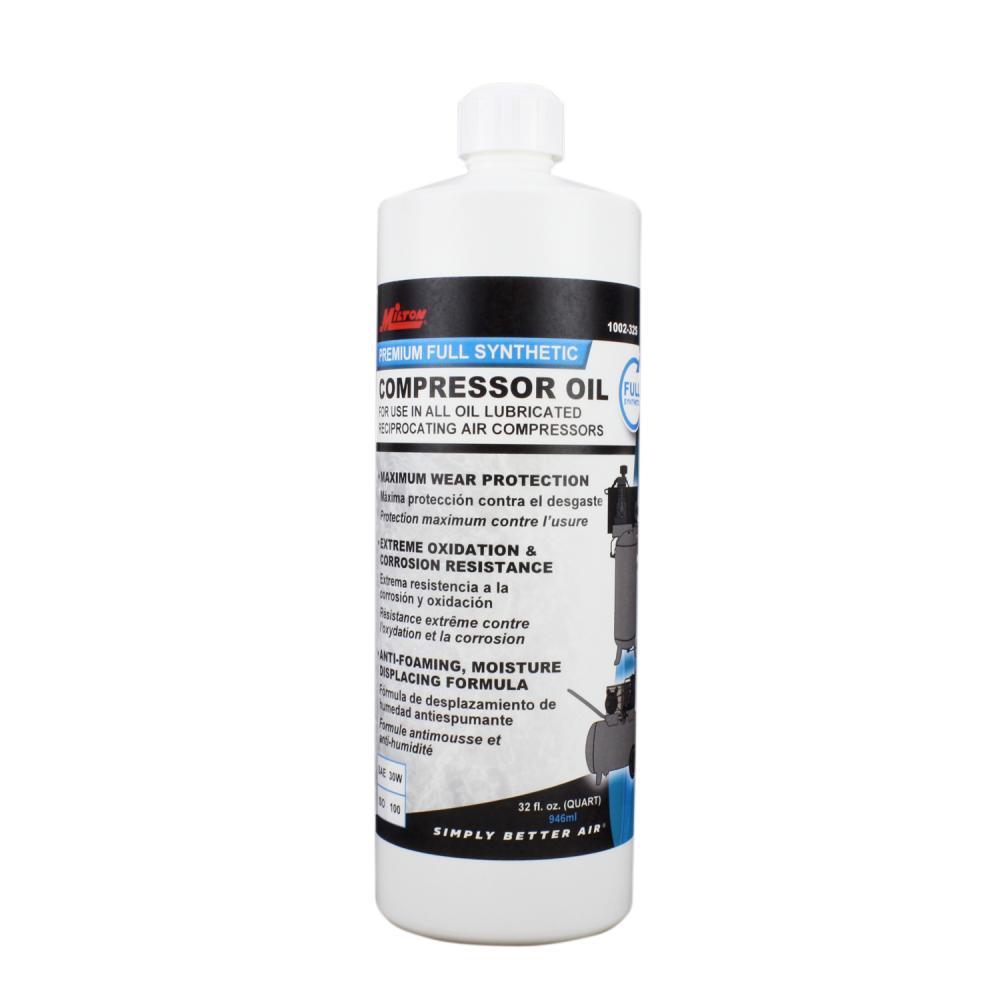 Milton® 1002-32S Premium Full Synthetic Air Compressor Oil ISO-100 - 32 oz.<span class=' ItemWarning' style='display:block;'>Item is usually in stock, but we&#39;ll be in touch if there&#39;s a problem<br /></span>