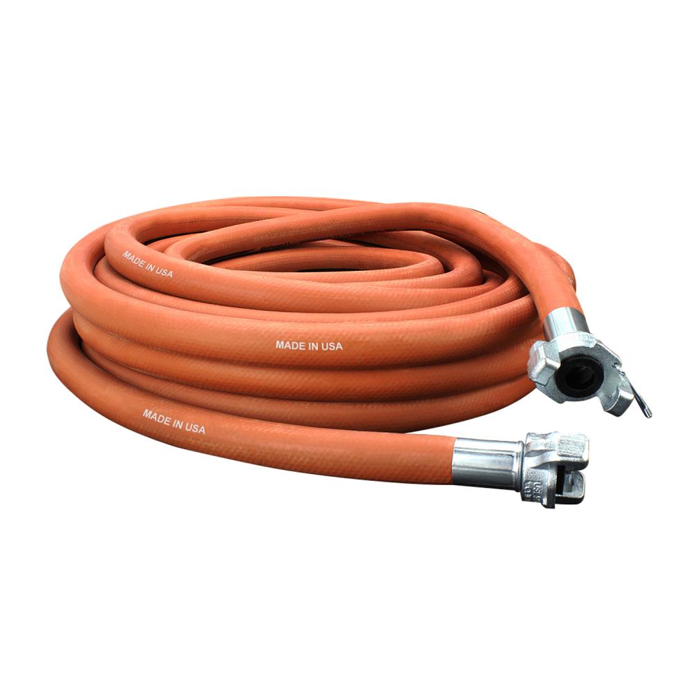 Industrial Jackhammer 50’ Rubber Air Hose with ¾” Universal coupler – Made in USA<span class=' ItemWarning' style='display:block;'>Item is usually in stock, but we&#39;ll be in touch if there&#39;s a problem<br /></span>