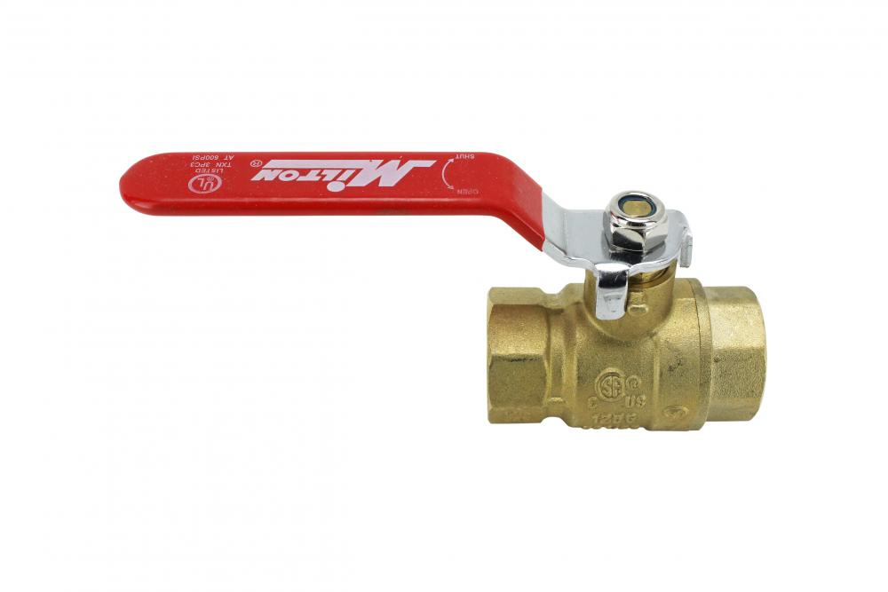 Milton® 1094-16 1&#34; FNPT Full Port Brass Ball Valve<span class=' ItemWarning' style='display:block;'>Item is usually in stock, but we&#39;ll be in touch if there&#39;s a problem<br /></span>